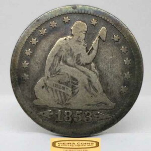 1853�N �A���[�Y�����C�Y ���o�e�B �V�[�e�b�h �V���o�[ �N�H�[�^�[ - #C43571NQ