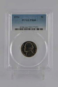 PR66 1954�N �W�F�t�@�[�\�� �j�b�P�� PCGS �O���[�h US 5C �v���[�t P-MINT EXACT �R�C�� #353 �� 1 ��