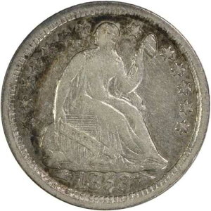1853�N ���o�e�B�E�V�[�e�B���O �V���o�[ �n�[�t�_�C�� �A���[�Y VF ���F�� #501