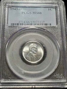 1943-D �X�`�[���Z���g PCGS MS66 (Z-0127)