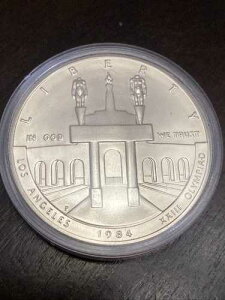 1984-P �I�����s�b�N �A���N �V���o�[ �h�� �č������ǋL�O 1 �h�� �J�v�Z���̂� BU