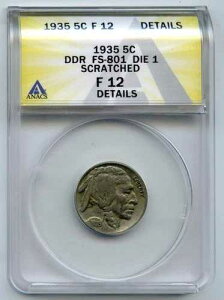 1935�N�� �o�b�t�@���[�j�b�P�� ANACS F 12 �ڍ� DDR FS-801 �_�C1 ������ - P31