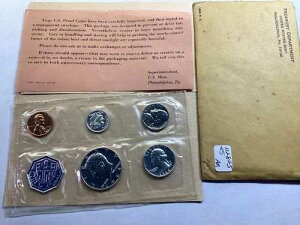 1964�N�č������ǔ��s�V���o�[�v���[�t�Z�b�g�i�I���W�i���p�b�P�[�W�t���j�ƃR�C��5���Z�b�g 112825 05ak