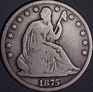 1875�N�� ���ʃn�[�t Ch G/VG / �I���W�i���n�[�t�̔�������� / �_���[�W�Ȃ��A���p������