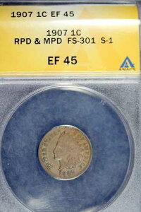 1907�N ANACS EF45 RPD & MPD FS-301 S-1 �C���f�B�A���w�b�h�E�Z���g!! #B20061