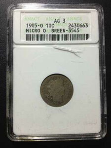 1905�N O �o�[�o�[ �V���o�[�_�C�� ANACS AG3 �}�C�N�� O �u���[��-3545 ���Ȃ� ���o�e�B