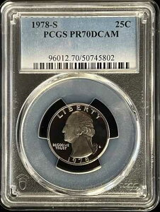 1978-S ���V���g�� �N�H�[�^�[ PCGS PR70DCAM �p�[�t�F�N�g�W�F�� �f�B�[�v�J���I �v���[�t #3755