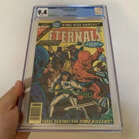 『エターナルズ・アニュアル』第1号（マーベル、1977年）。CGC 9.4 ホワイトページ！
