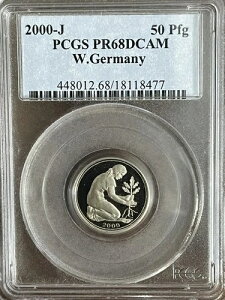 ***2000-J ���h�C�c 50 �t�F�j�O�X***PCGS PR68DCAM***�ō��� POP 1/0***