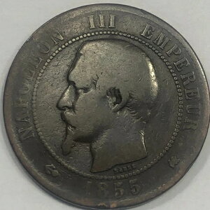 1855 �N �t�����X �i�|���I�� �{�[���p���g 10 �T���^�C�� �O���d�� #2028