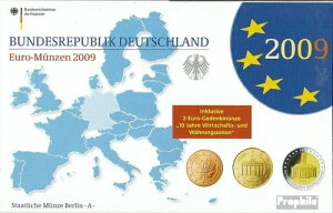 FRD (FR.�h�C�c) 2009 A Polierte �v���[�g ���� Kursm?nzensatz 2009 ���[���Ĕ��s