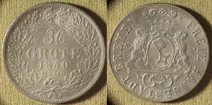 �h�C�c �B: �u���[���� 1840 36 Grote CH.AU Nice #233 IR8475