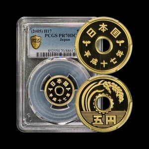 ���{�B2005�N�A5�~ - PCGS PR70 - �g�b�v�|�b�v?? ��q�t�āA���� ����17�N�B