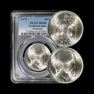 �`�F�R�X���o�L�A�B1975�N�A50�R���i�A��� - PCGS MS66 - S. K. Neumann