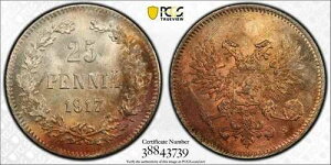 �t�B�������h 1917 S 25 �y�j�A �C�[�O�� ���� PCGS MS66 �N���E���Ȃ� PC0900 �R���o�C������