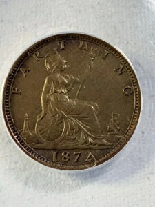 1872�N�� �C�M���X�� �t�@�[�W���O �O���[�h AU 55 �f�B�e�[�� ANACS�ɂ��H��ƃN���[�j���O�ς�