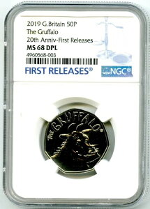 2019�N �C�M���X 50�y���X NGC MS68 DPL �O���t�@�� 20���N�L�O ������J
