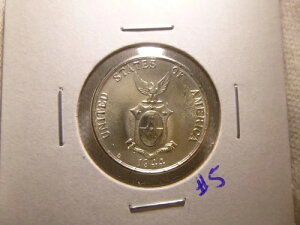 �A�����J �t�B���s�� 1944-D/S RPM VARIETY 20 Centavos - D over S
