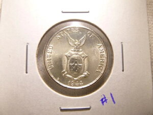 �A�����J �t�B���s�� 1944-D/S RPM VARIETY 20 Centavos - D over S