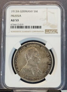 1913�N �h�C�c ��� 5�}���N �v���C�Z�� ���B���w����2�� NGC AU 53 ���������i��