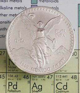 1995 1 ONZA LIBERTAD PLATA PURA UNC BU �K��