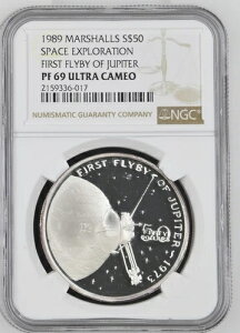 1989�N �}�[�V���������F�� �ؐ����t���C�o�C �� 50�h�� - NGC PF69 UC