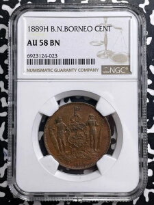 1889-H �p���k�{���l�I 1�Z���g NGC AU58BN ���b�g#G9643