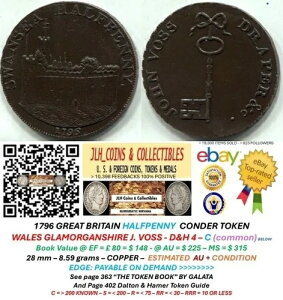 1796 GB �R���_�[ 1/2 �y�j�[ - �O�����[�K���V���[ �W���� �{�X - D&H 15 - CT 1089