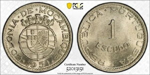 ���U���r�[�N 1951 1 Esc.�APCGS MS65 [�|���g�K���̓��A�t���J]