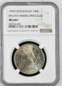 1949 �`�F�R�X���o�L�A 100K �R������� Jihlava Mining Privileges MS64+