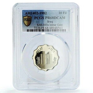 �C���N 10�t�B���X �o�r���� �C�V���^���� ���z KM-160a PR68 PCGS CuNi �R�C�� 1982