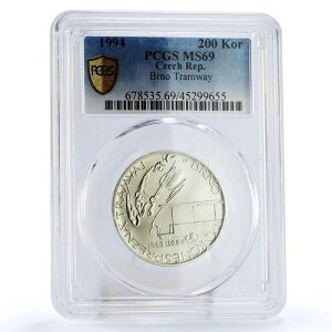 �`�F�R���a�� 200�R���i �u���m�̘H�ʓd�� �S�� MS69 PCGS ��� 1994�N