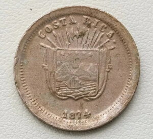 1874�N �R�X�^���J�i��ꋤ�a���j 1�Z���^�{ �L�[�f�[�g�R�C�� �R�C�� /CC5