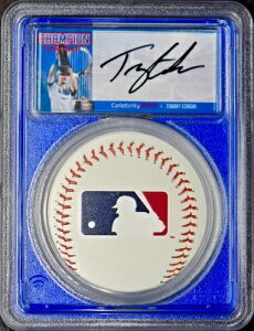 2024�N �j�E�G 2�h�� �V���o�[ MLB �Z���u���e�B�~���g �g�~�[�E�G�h�}�� �T�C������ PCGS PR70 ?COINGIANTS?