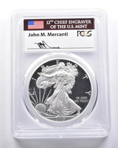 PR70 DCAM 2017-S �A�����J�� �V���o�[ �C�[�O�� �R���O���b�c �Z�b�g FDOI Mercanti PCGS *3389