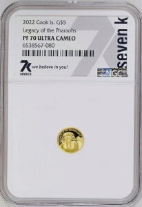 7k Metals 2022 ���K�V�[�E�I�u�E�t�@���I�Y �N�b�N�E�A�C�����h NGC PF70 �J���I 1/2g .999 �S�[���h �~���g 5000