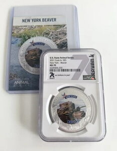 7K Metals 2021 S $ 5 State Animal �j���[���[�N�r�[�o�[���A�~���g 5000! 1�I���X�V���o�[ NGC-