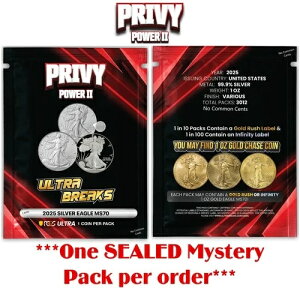 �E���g���u���C�N�X �v�����B �p���[ II �V���o�[�C�[�O�� 1�I���X �R�C�� *���J��* PCGS MS70 PR70
