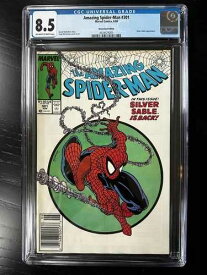 アメイジング・スパイダーマン #301 CGC 8.5 トッド・マクファーレン ニューススタンド バリアント シルバーセーブル