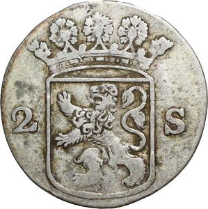 2 STUIVERS 1763 �V���o�[ �R�C�� ?? ???? �I�����_ �I�����_ KM# 48