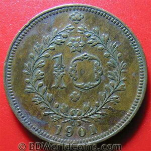 1901�N �A�]���X���� 10���C�X �n���ݕ� �|���g�K���A���n �A���n���� 30mm