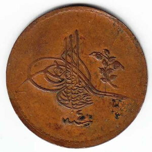 �g���R 5 �p�� 1293/4 1879 KM728 Cu Abdul Hamid II 2 �N�^�C�v���A�Ȃ��̑f�G��!-