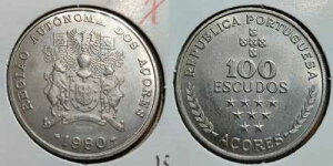 �|���g�K�� 100 �G�X�N�[�h �f 1980 - Regi?o Aut?noma dos A?ores