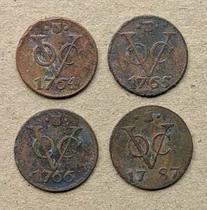 4�� 1764�A1765�A1766�A1787 �I�����_ VOC 1 �f���C�g UTRECHT�ȃR�C��_ 368-