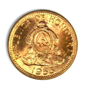 1956�N �z���W�����X 2�Z���g DOS centavos UNC MS BU ���b�h���A Inv #1086-