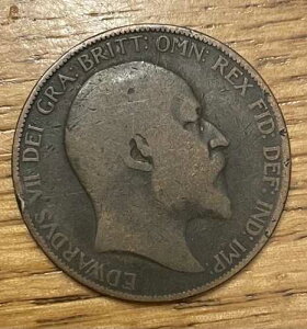 1906 EDWARDVS VII DEI GRA: BRITT: OMN: REX FID: DEF: ND IMP �R�C��