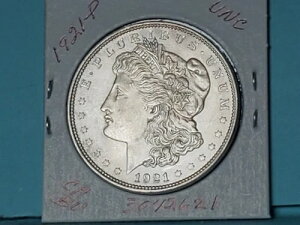 1921 1921-P ���[�K�� �V���o�[ �h�� �u���X�g �z���C�g CH BU UNC #3042621-40V