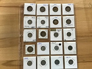 1918-1945 PDS �}�[�L�����[ �V���o�[�_�C�� �X�^�[�^�[�Z�b�g 20��ނ̃R�C�� E0975