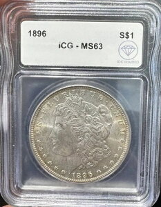 1896�N �����K����� ICG MS-63 IDC ���؍ς�
