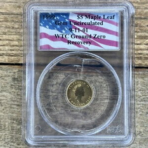 1999�N ������ 1/10�I���X ���� WTC �O���E���h�[�� ���J�o���[ 5�h�� ���[�v�����[�t PCGS